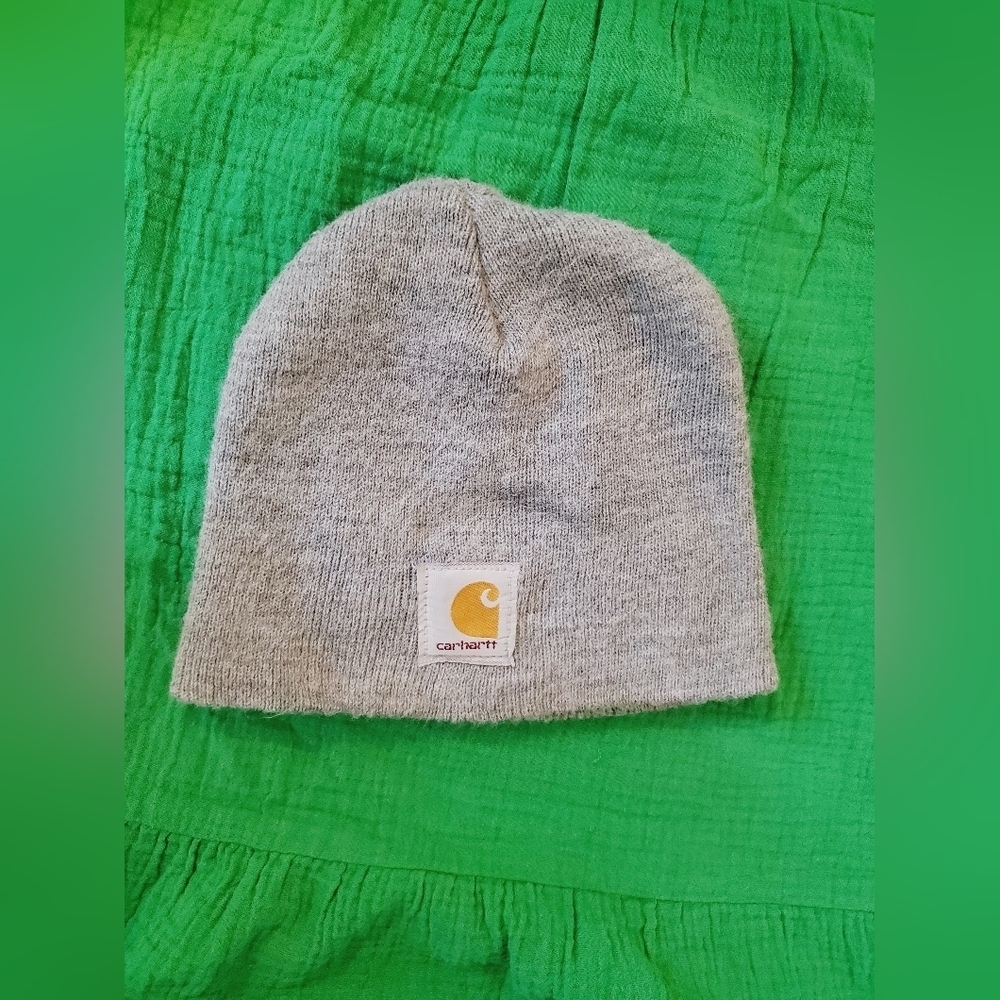 CARHARTT Gray Knit Beanie Stocking Cap Hat- Size OS